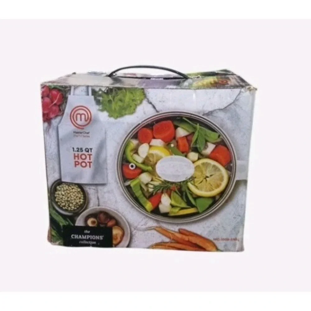 The Champions Collection‎ MasterChef Brand New 1.25 Qt Stainless Steel Hot Pot